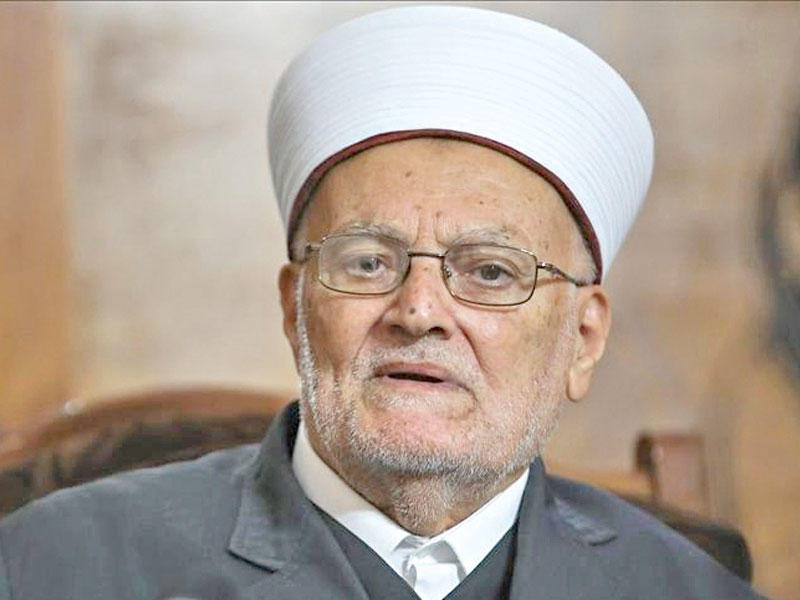 خطيب المسجد الأقصى الشيخ عكرمة صبري 