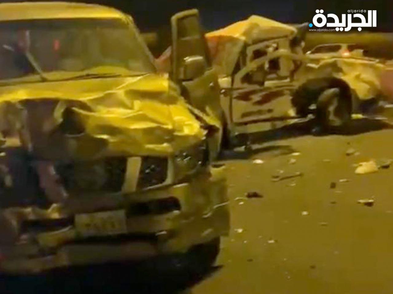 جانب من الحادث المروع