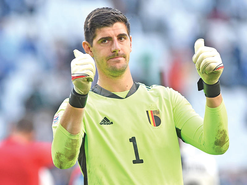  حارس المرمى البلجيكي تيبو كورتوا