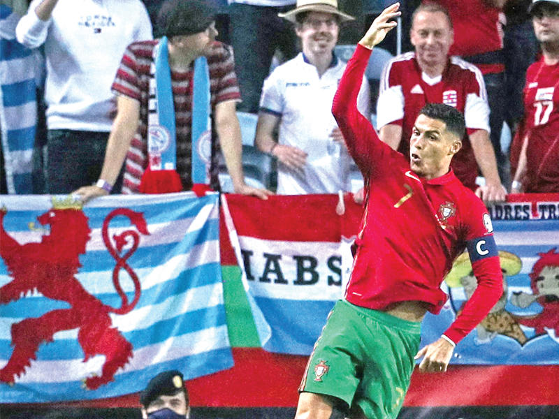 كريستيانو رونالدو نجم منتخب البرتغال