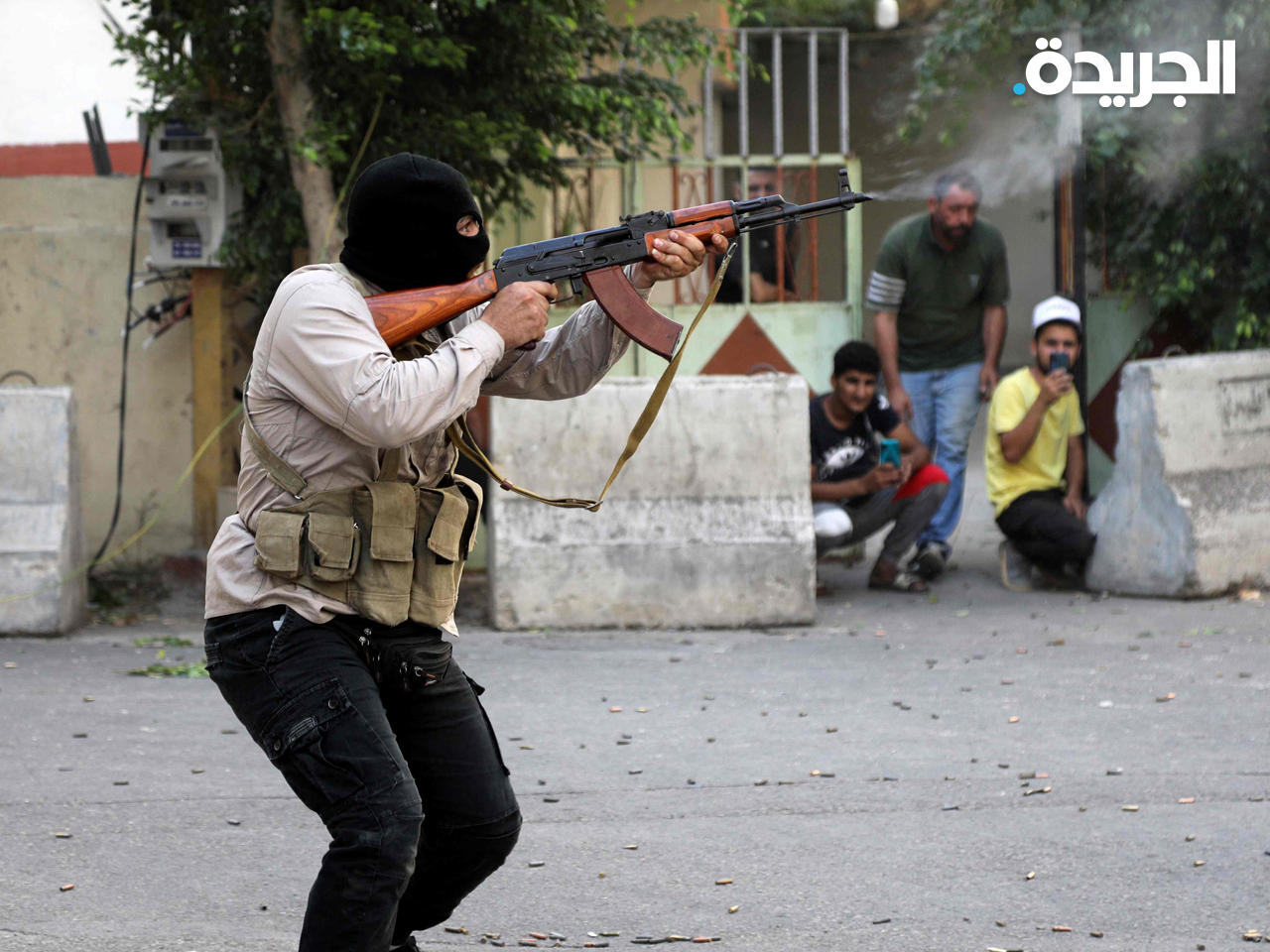 جانب من المواجهات