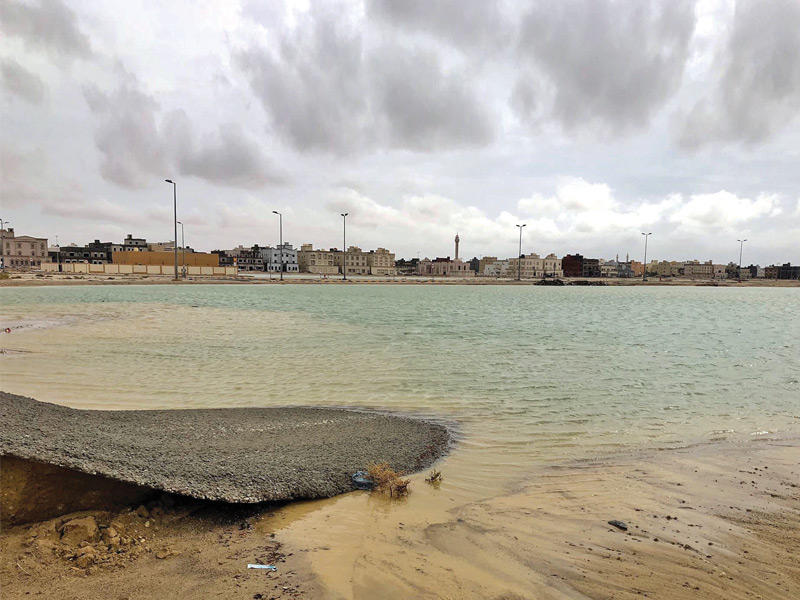 تجمع لمياه الأمطار (أرشيف)