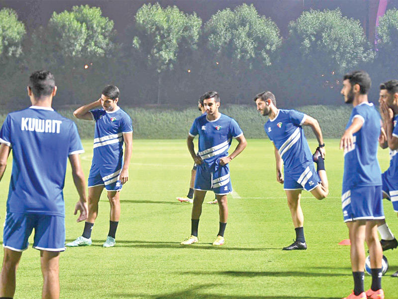 جانب من تدريب المنتخب الأولمبي