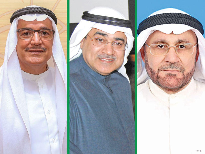 الخبير والاستشاري النفطي د. عبد السميع بهبهاني  - الخبير النفطي يوسف القنبدي - الخبير النفطي د. علي العامري 