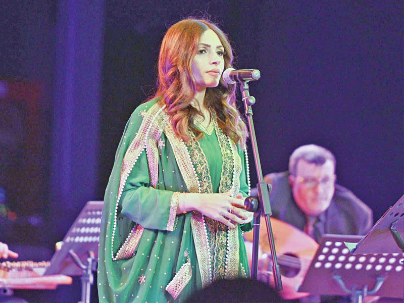 المطربة مها حنفي 