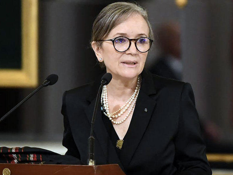 نجلاء بودن رئيسة الحكومة التونسية الجديدة 