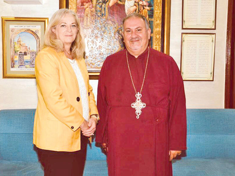 جانب من الزيارة