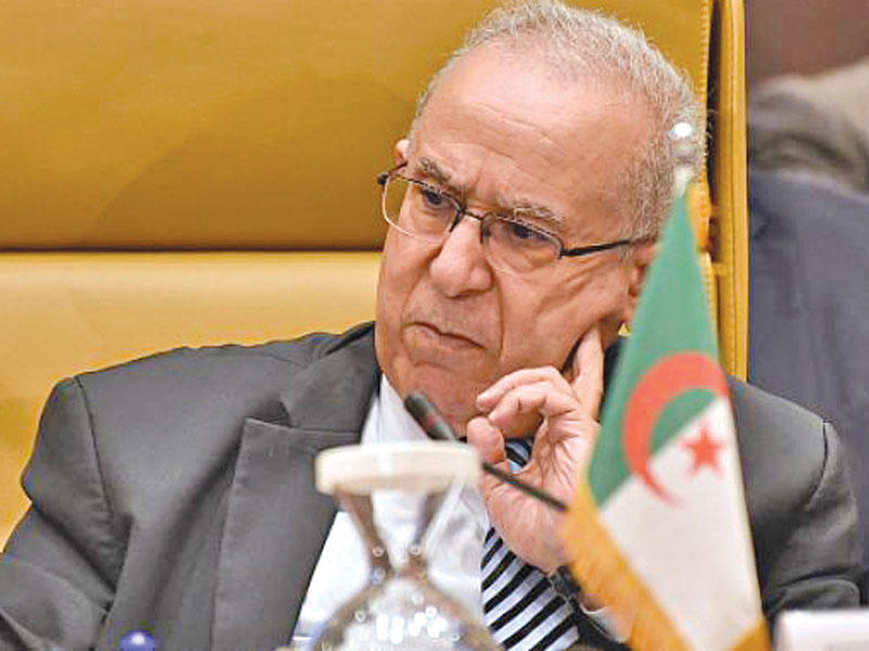وزير الشؤون الخارجية والتعاون الدولي الجزائري رمطان لعمامرة
