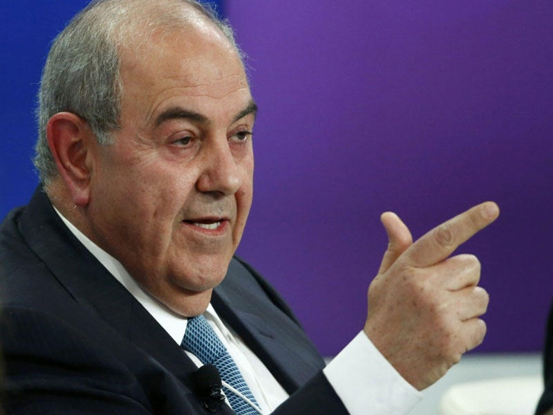 رئيس الحكومة الأسبق زعيم «الجبهة الوطنية» أياد علاوي 