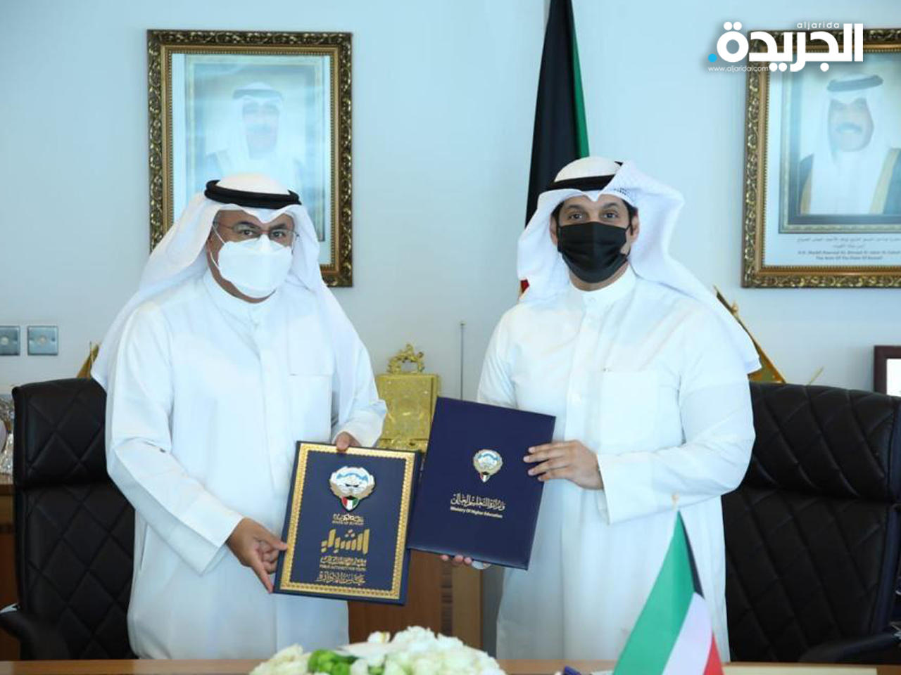 جانب من توقيع الاتفاقية