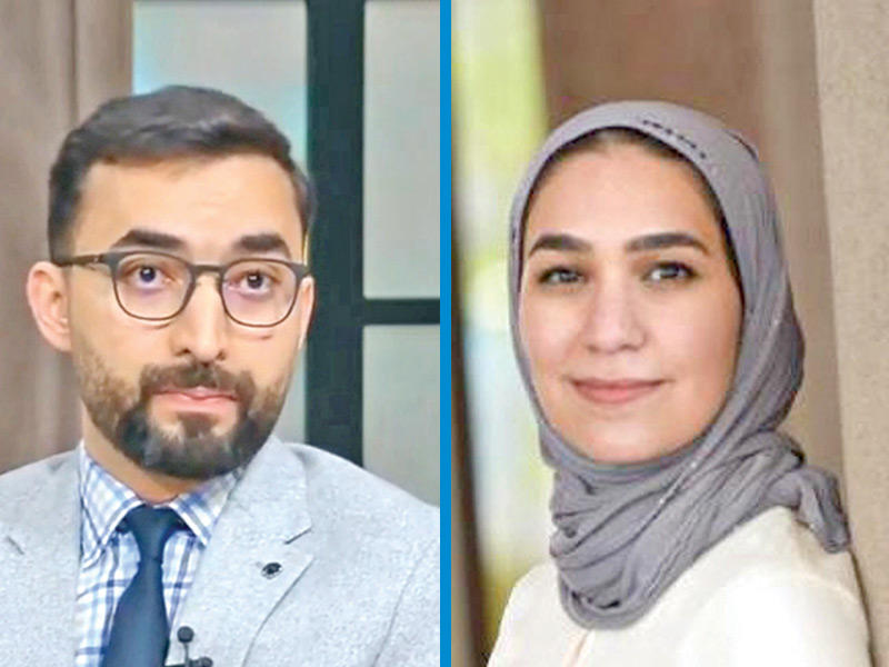 د. فاطمة خدادة ود. عبدالله الشمري