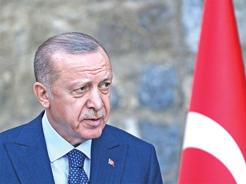 الرئيس التركي رجب طيب إردوغان