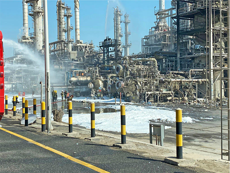 تبريد الموقع بأستخدام الفوم 