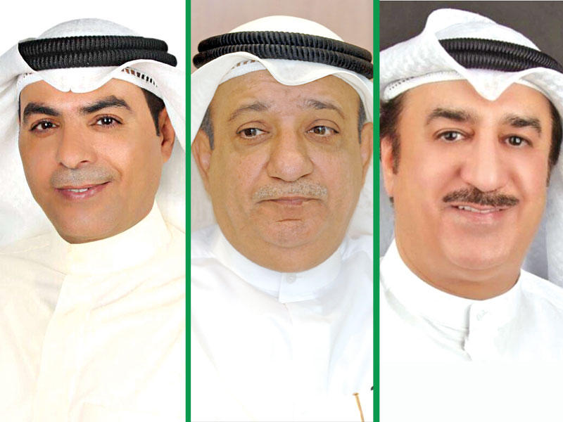 نائب رئيس اتحاد وسطاء العقار عماد حيدر - الخبير العقاري طارق العتيقي - عضو اتحاد وسطاء العقار مبارك المانع 