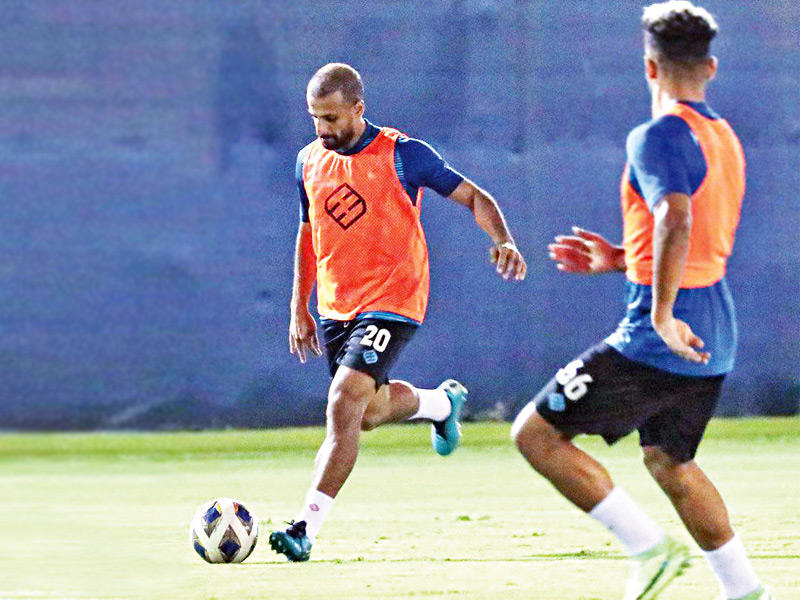 الأبيض يخوض آخر التدريبات اليوم قبل مواجهة المحرق