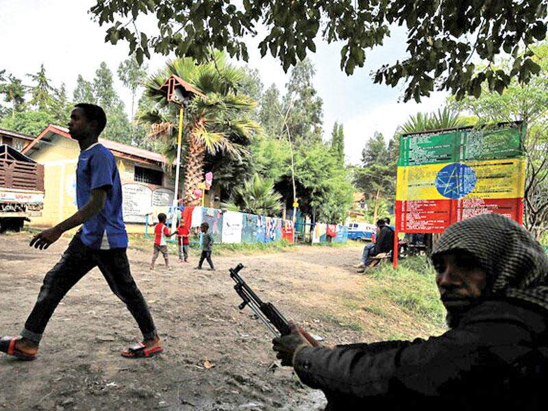 تعرض عاصمة إقليم تيغراي لضربات جوية