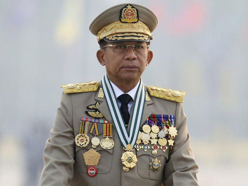 رئيس المجموعة العسكرية الحاكمة مين أونغ هلاينغ