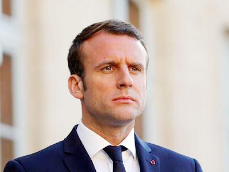 الرئيس الفرنسي إيمانويل ماكرون 