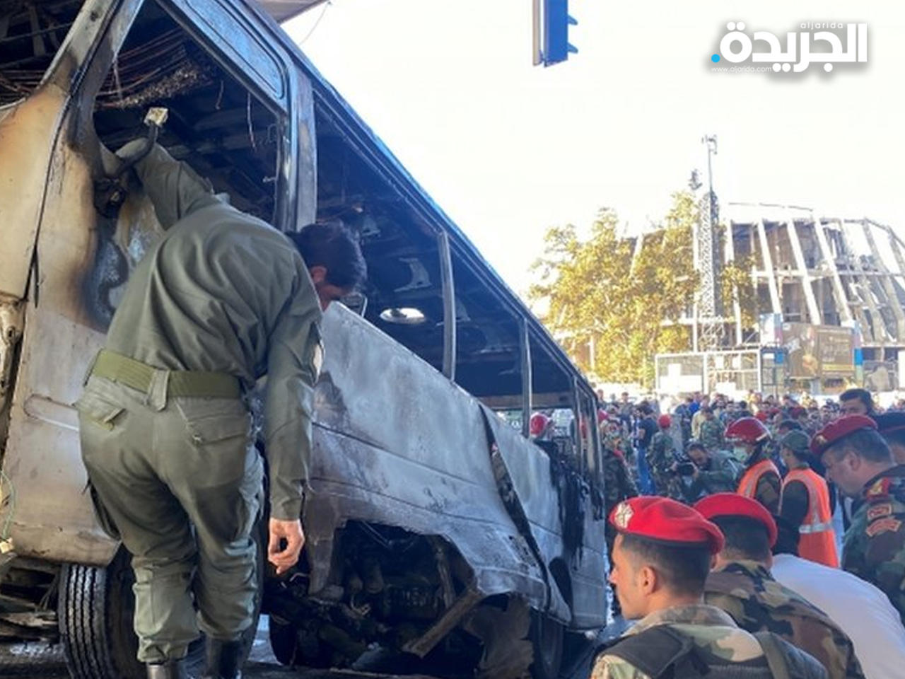 جانب من الانفجار