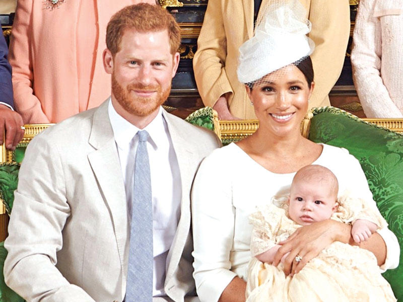 هاري وميغن وابنهما