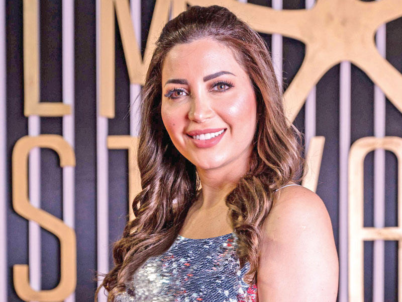 الممثلة السورية نسرين طافش 