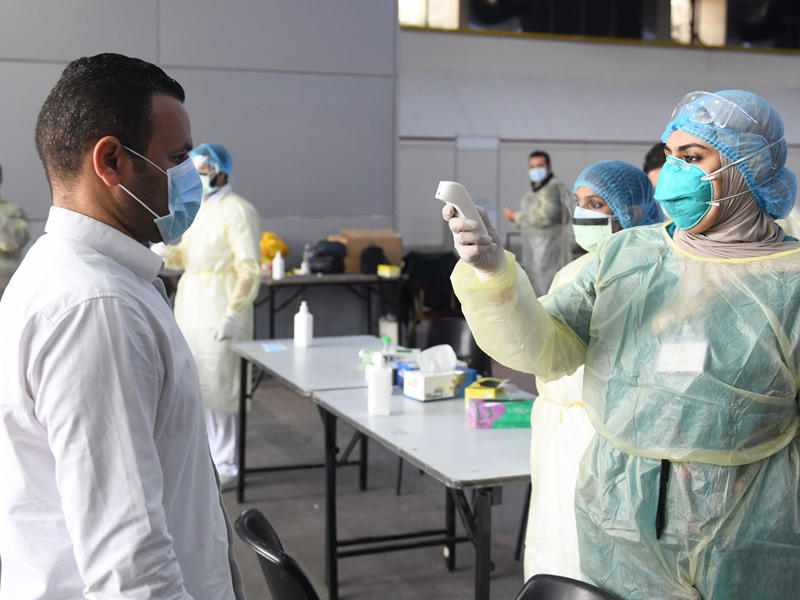 صورة سابقة لأحد مراكز التطعيم