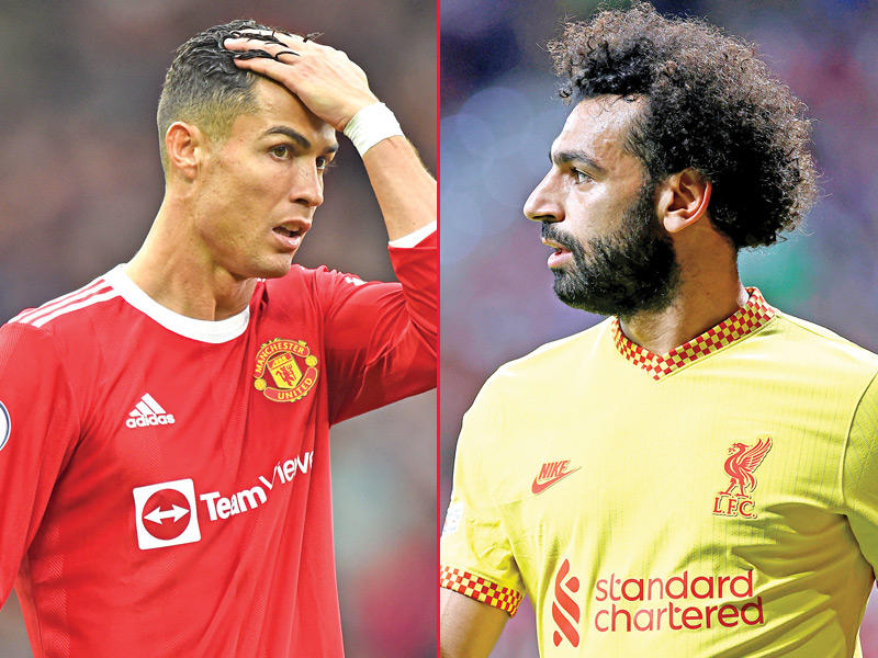 صلاح نجم ليفربول - رونالدو نجم مانشستر يونايتد