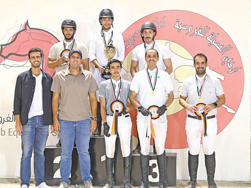 بدر ومحمد الميلم يتوجان الفرسان بعد ختام الشوط الرئيسي