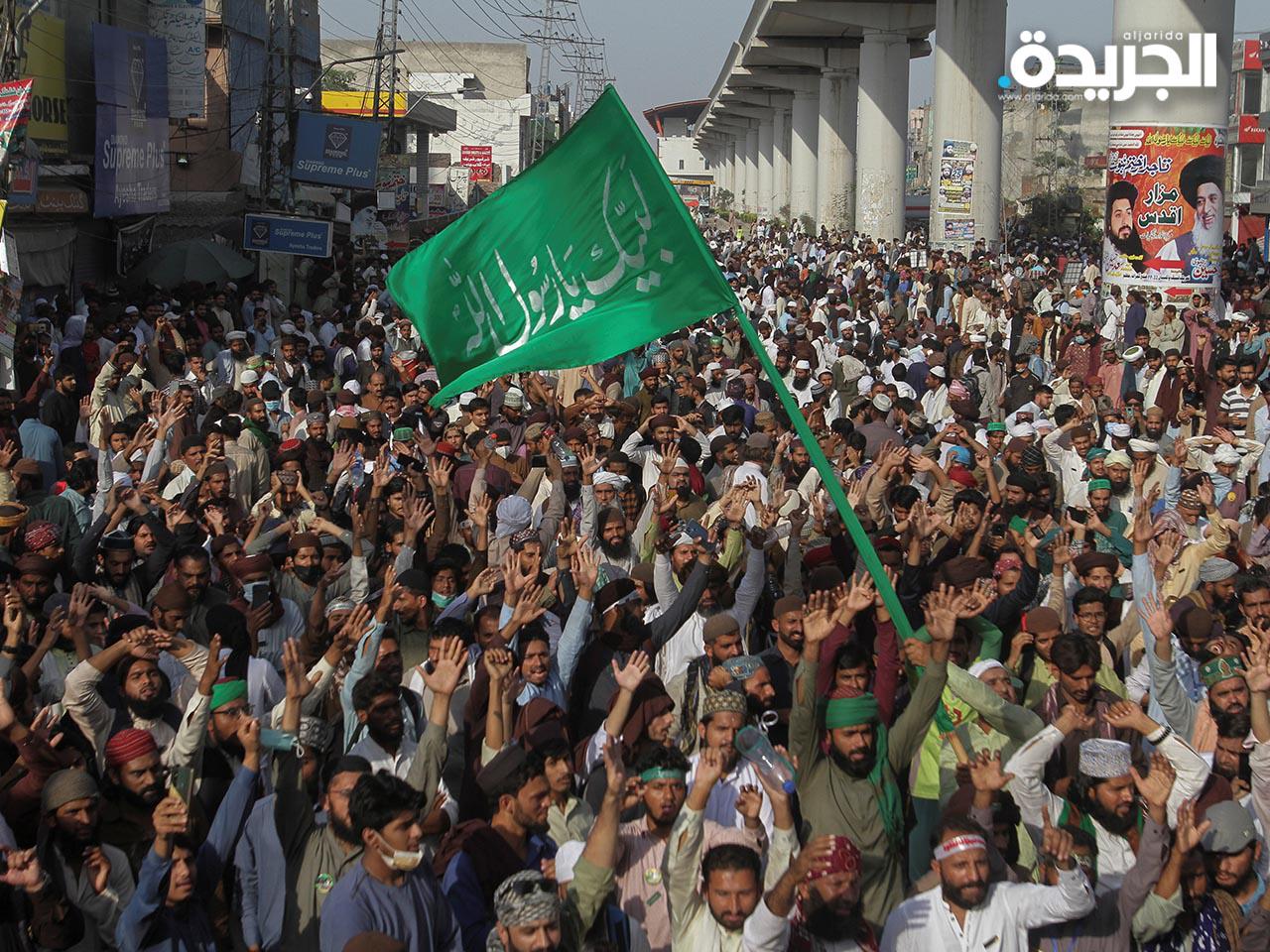 احتجاجات حاشدة في باكستان