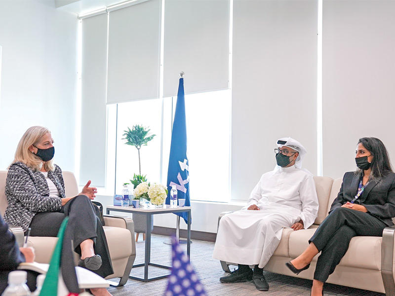 جانب من الزيارة