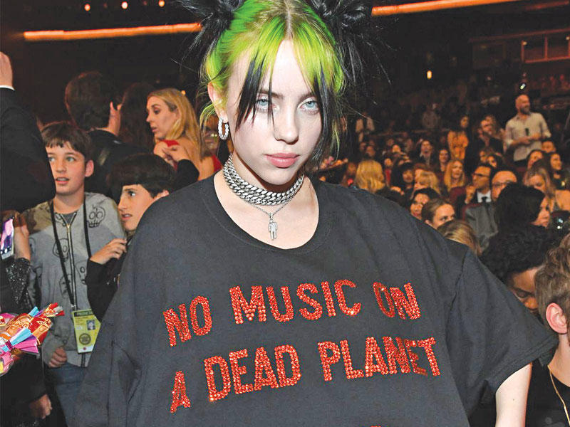 بيلي إيليش تنضم للنجوم الداعمين للبيئة - جريدة الجريدة الكويتية