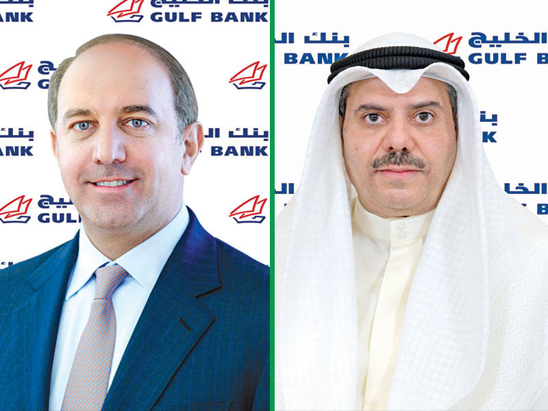 رئيس مجلس إدارة بنك الخليج جاسم مصطفى بودي- الرئيس التنفيذي لبنك الخليج  طوني ضاهر