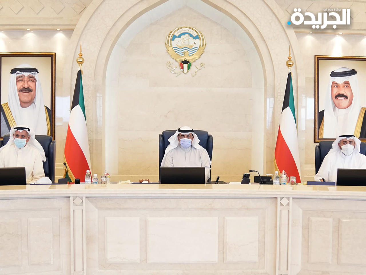 سمو الشيخ صباح الخالد مترئساً اجتماع المجلس