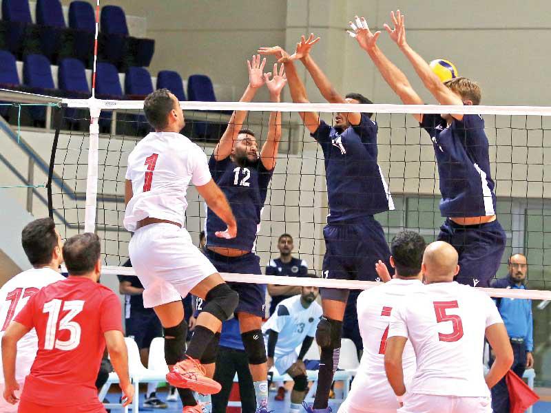 جانب من مباراة الكويت وبرقان