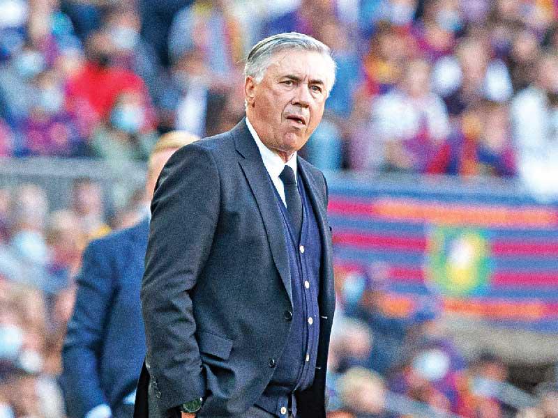 المدير الفني لريال مدريد  الإيطالي كارلو أنشيلوتي