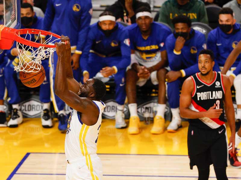 جانب من مباراة غولدن ستايت ووريرز 