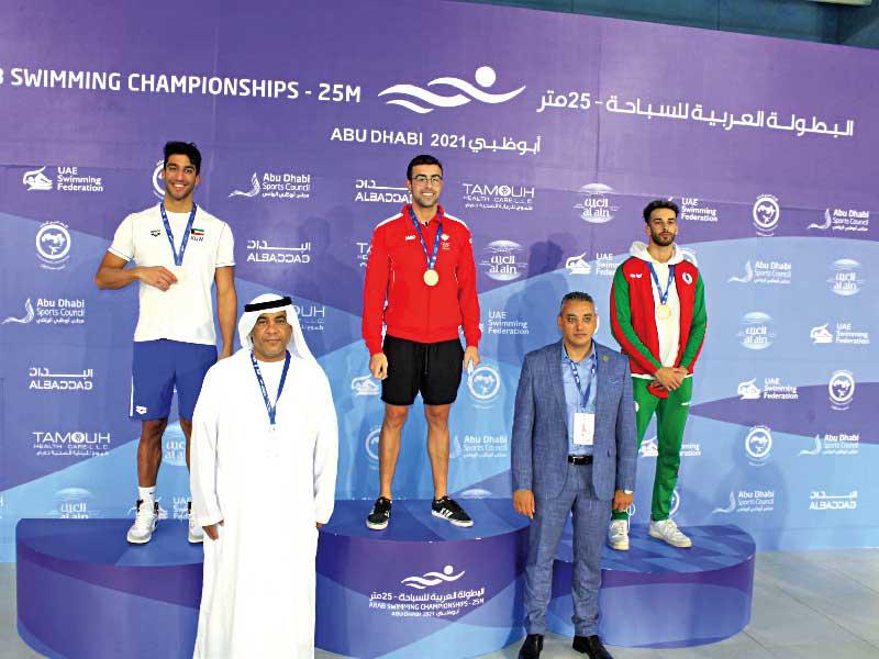 وليد عبدالرزاق على منصة التتويج