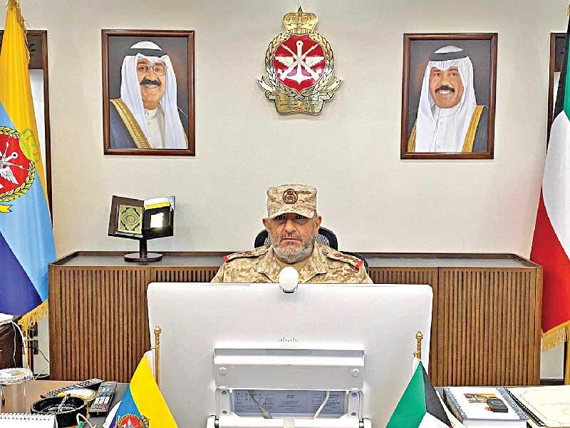 رئيس الأركان‬ العامة للجيش الفريق الركن خالد الصالح