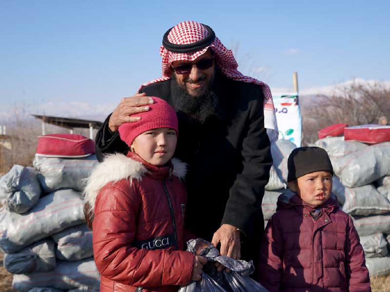 جانب من المرحلة الأولى لمشروع «دفء الشتاء»