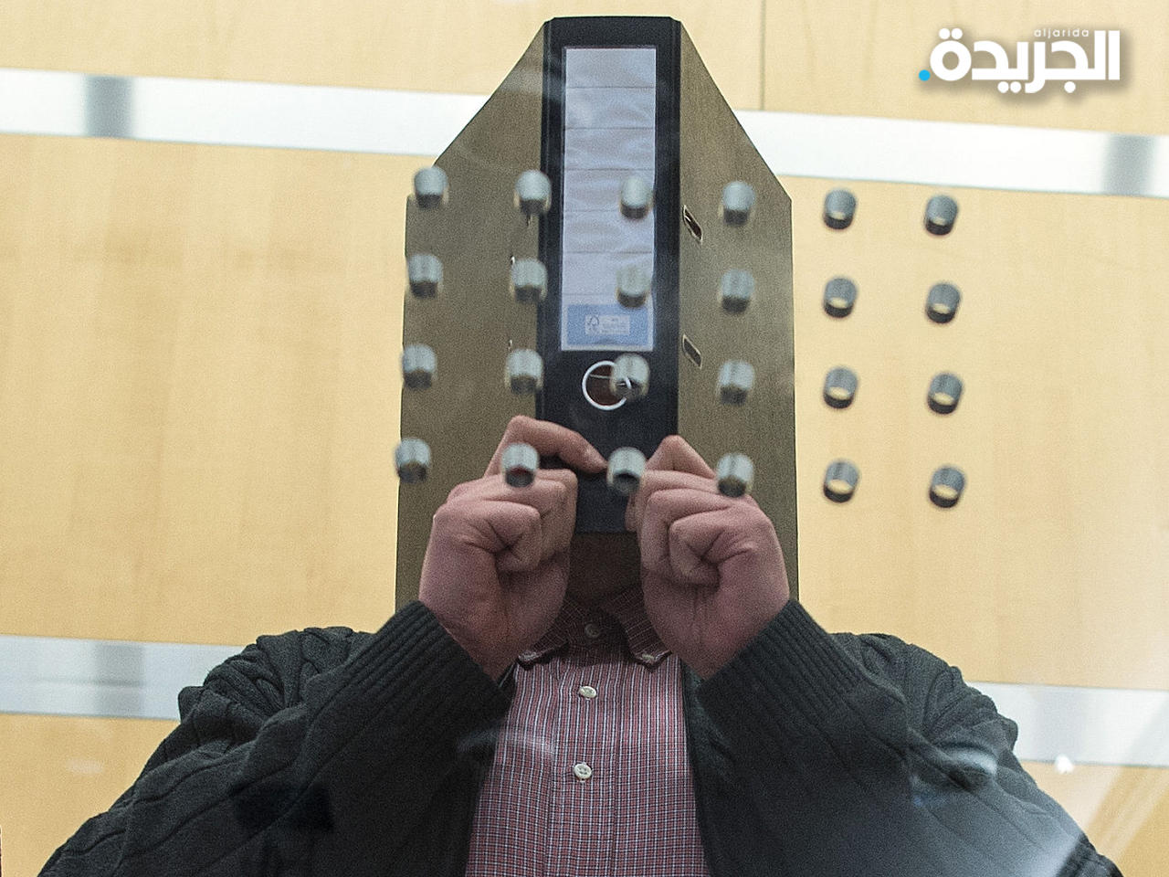 أبو إبراهيم الألماني خلال المحاكمة