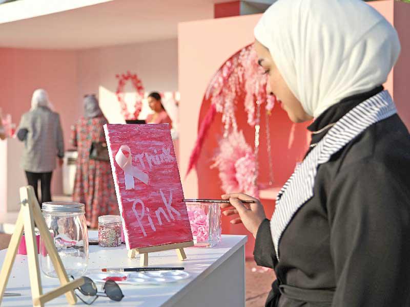 مشاركة في فعالية الجامعة بشهر التوعية