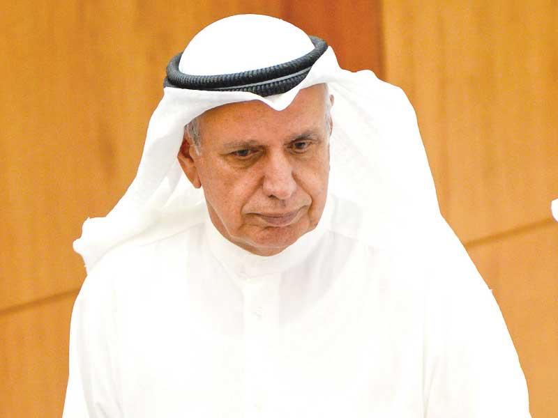  وزير العدل وزير الدولة لشؤون تعزيز النزاهة عبدالله الرومي في جلسة سابقة