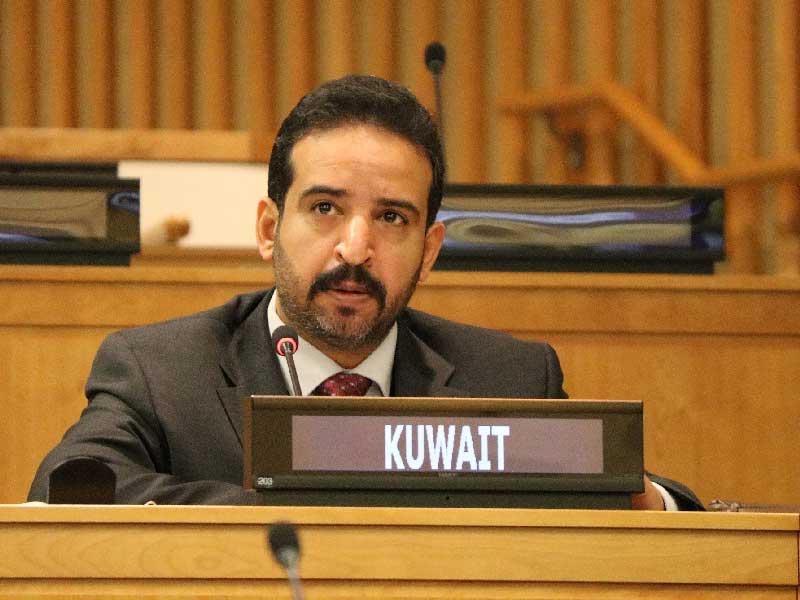 العضو بوفد الكويت الدائم لدى الامم المتحدة المستشار عبدالعزيز العجمي