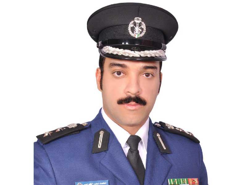 مدير إدارة العلاقات العامة والإعلام بقوة الإطفاء العام، العقيد محمد الغريب