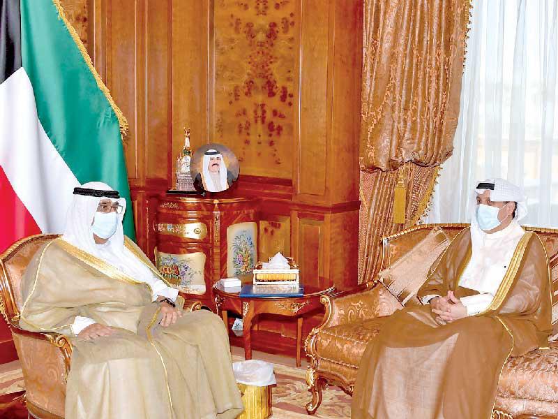 ولي العهد مستقبلاً الجابر أمس