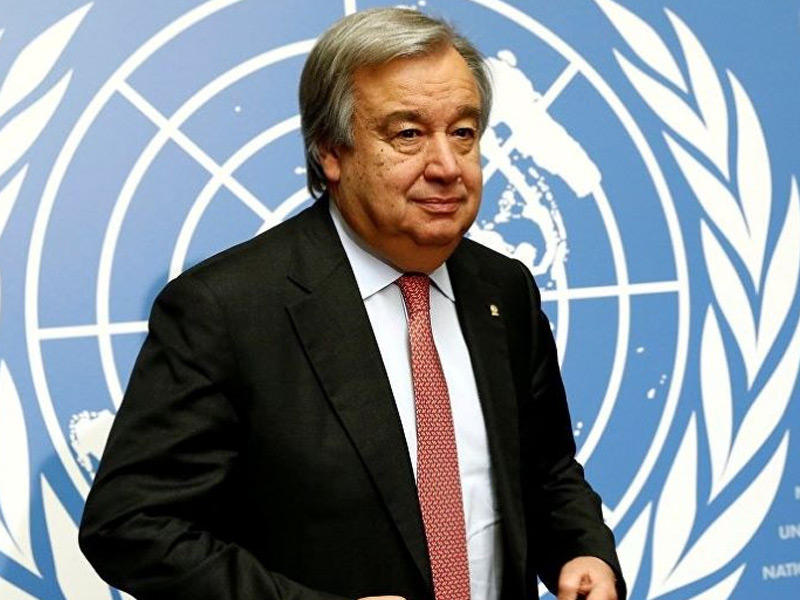  الأمين العام للأمم المتحدة أنطونيو غوتيريش