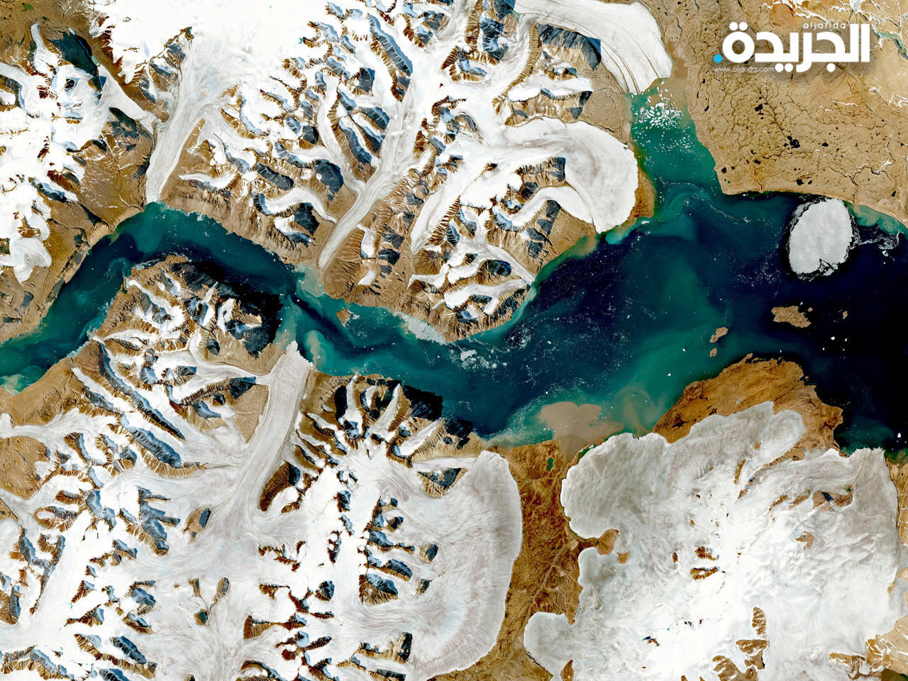 ذوبان الجليد في غرينلاند