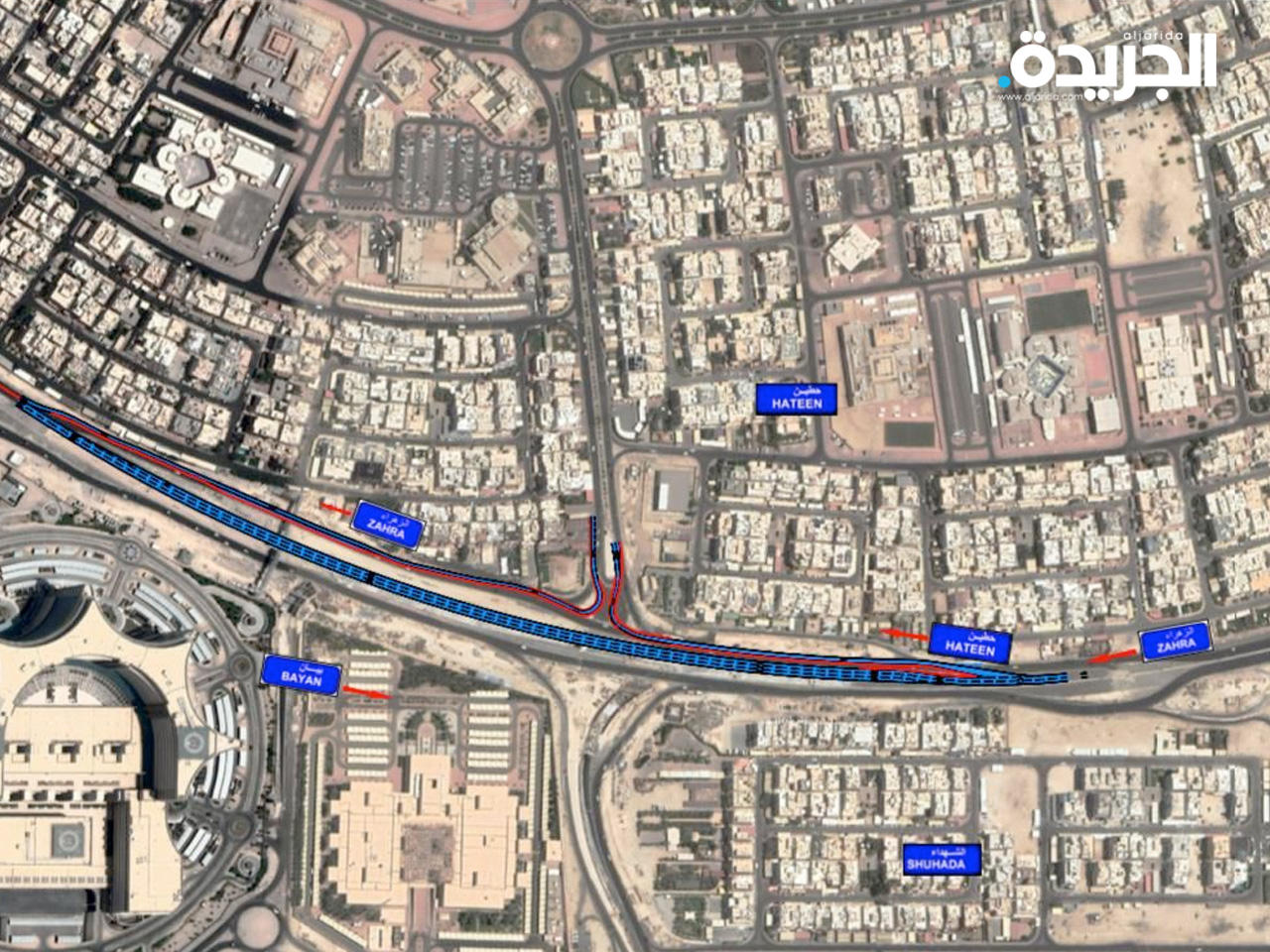 جانب من طرق جنوب السرة 