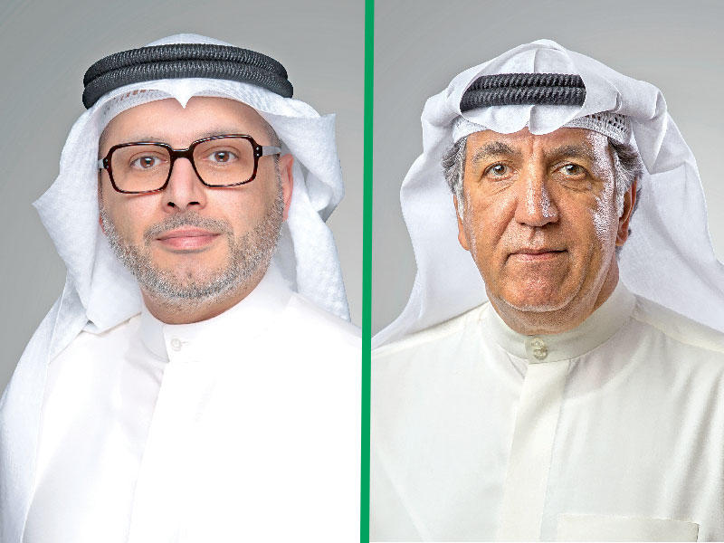 رئيس مجلس إدارة البورصة الكويت حمد الحميضي  - الرئيس التنفيذي لبورصة الكويت، محمد العصيمي