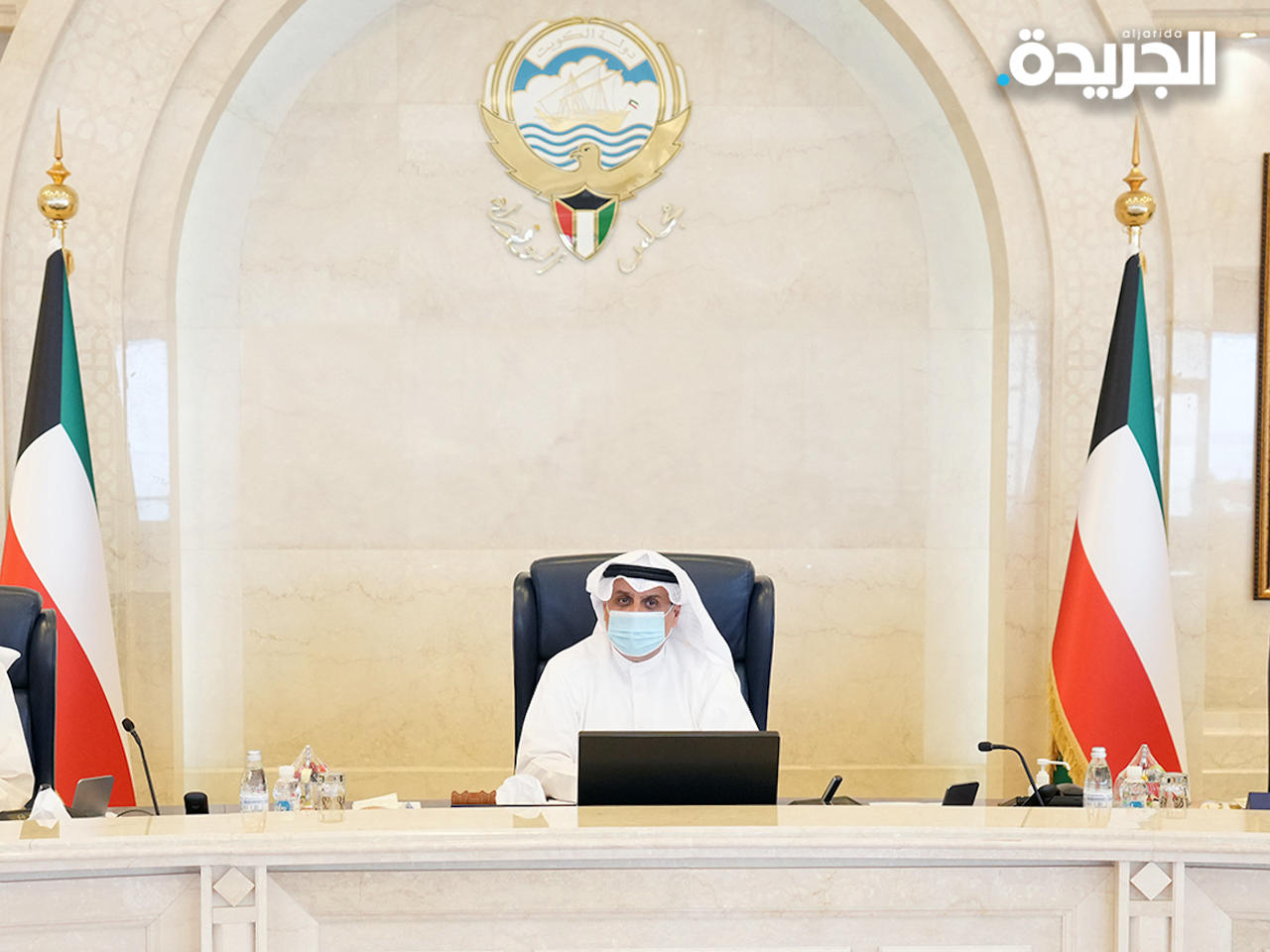 الشيخ حمد جابر العلى يترأس اجتماع مجلس الوزراء بالإنابة